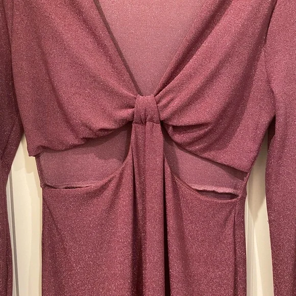 Wild Fable Glitter Cutout Dress - Picture 2 of 6